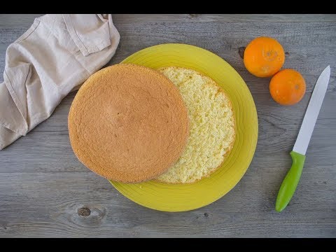 Pan di spagna all'arancia