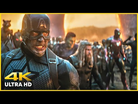 Avengers Assemble (Portals Scene) | Avengers Endgame (Open Matte) [4K UHD]