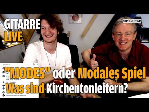 Gitarre - "Modes" oder Modales Spiel - Klangfarben und die Wichtigkeit der Durtonleiter