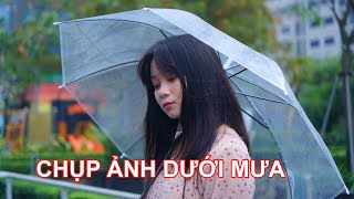 Thi chụp ảnh dưới mưa với ô trong suốt vô cùng lãng mạn với Ho Kong - JamViet.com