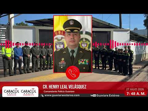 Policía Guaviare: balance de capturas en Calamar y caso en Puerto Concordia