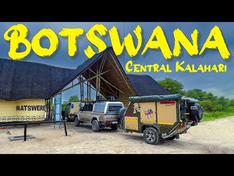BOTSWANA in the wet season EP2 - Central Kalahari, Makgadikgadi, Sitatunga