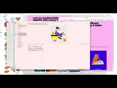 Sketch2React & Lunacy 8 Beta Mac - React Export Test