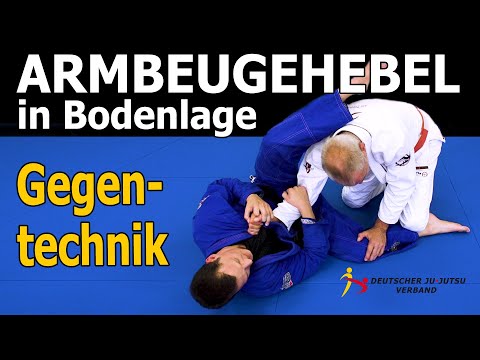 Ju-Jutsu / Gegentechnik Armbeugehebel in Bodenlage - Achim Hanke