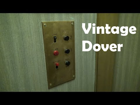 Vintage Dover Hydraulic Elevator at The MacArthur Museum - Norfolk, VA