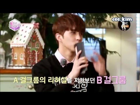 [ENG SUB] 151230 MBC Gayo Highlight VIXX (N & Ken) - Competition among girl groups