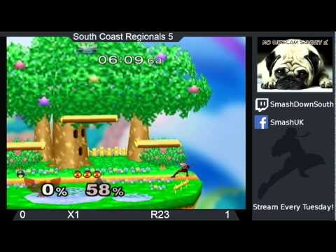 SCR5 Melee: X1(Falcon) vs R23(Sheik)