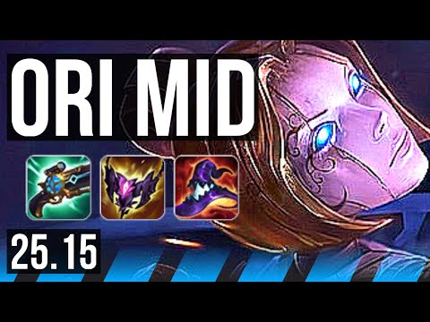 ORIANNA vs AKALI (MID) | 6 solo kills, Legendary, 38k DMG | KR Master | 25.15