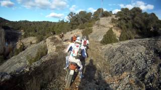 preview picture of video 'TrailbikeTours Aragon January 2013, day 3 afternoon, clip 1'