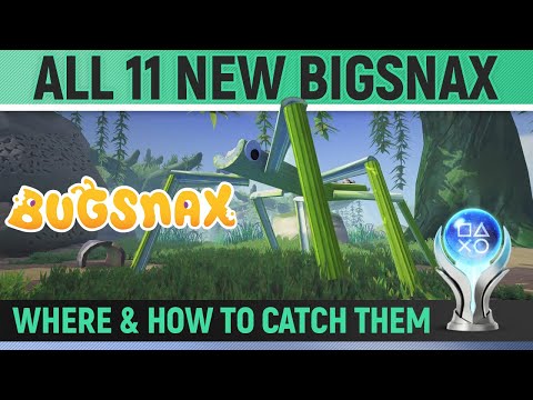 Bugsnax - The Isle of Bigsnax - How to catch all 11 New Bigsnax on Broken Tooth 🏆