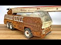 1970 S Large TONKA Fire Truck Restoration