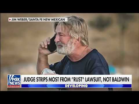 Alec Baldwin to Remain Defendent in Rust Suit   FNC   09 17 22 1127AM