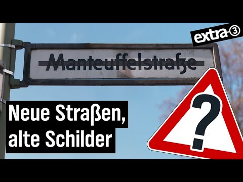 Realer Irrsinn: Stille Straßenumbenennung in Berlin | extra 3 | NDR