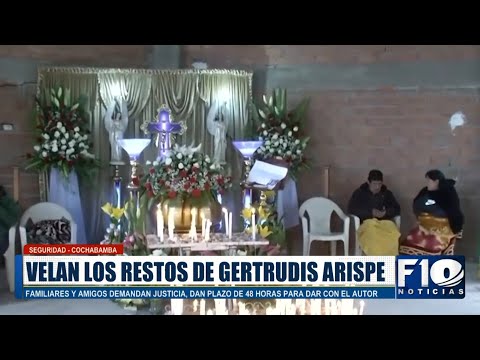 Velan los restos de Gertrudis Arispe, mujer hallada sin vida en las serranías de Tirani.