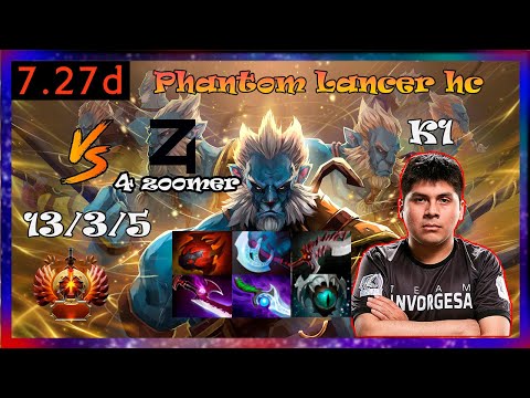 k1 hector phantom lancer HC vs 4zoomers | Full Gameplay 7.27d | Dota 2 Pro Replays