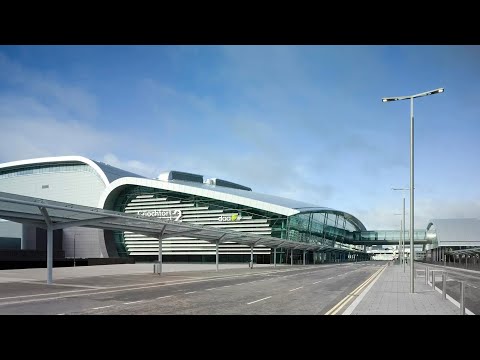Airport walks: Dublin International Airport (DUB), Terminal 2 - In 4K with no AI!