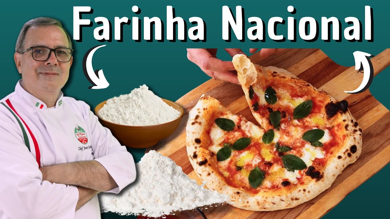 PIZZA DE LONGA FERMENTAÇÃO COM FARINHA NACIONAL