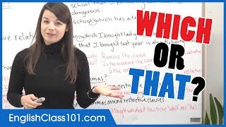 Which or That? Relative Clauses for Beginners - Basic English Grammar