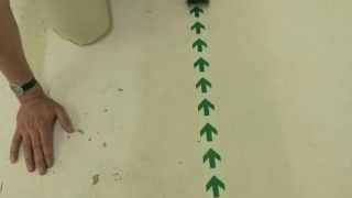 Application of glow in the dark photoluminescent egress tapes