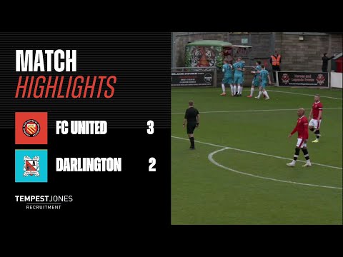 Match Highlights: FC United v Darlington (FA Trophy)