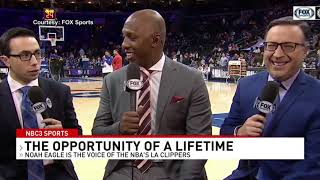 Another Eagle Soaring: Recent Syracuse Grad Noah Eagle Now the Voice of the NBA's L.A. Clippers