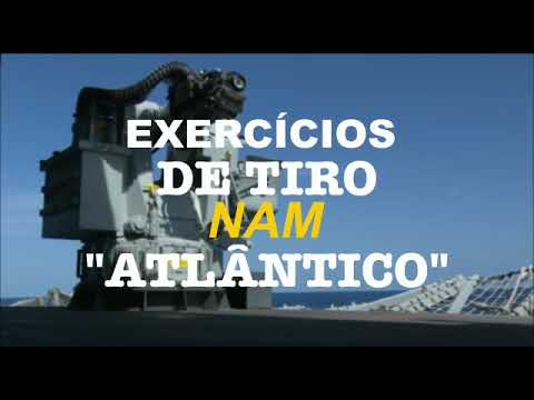 Aderex 2021: Exercícios de Tiro - NAM "Atlântico"