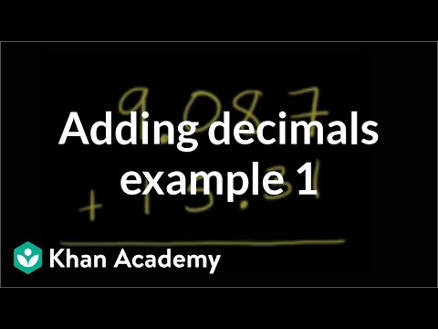 Adding decimals 2