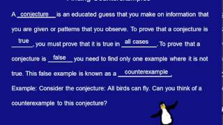 Geometry Notes 2 1 Inductive Reasoning and Conjecture