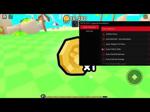 Pets Go! Script GUI Hack INFINITE COINS AUTO ROLL + MORE PASTEBIN OP