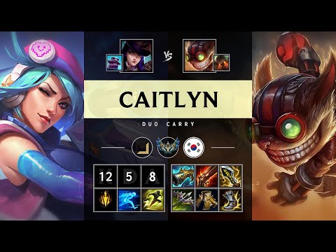 Caitlyn ADC vs Ziggs - KR Challenger Patch 25.19