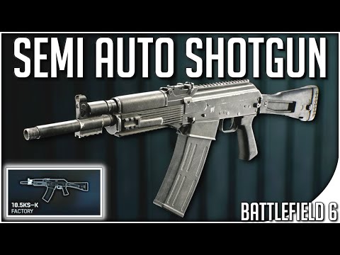 The Most Underrated Gun of Battlefield 6 - 18.5KS-K Semi Auto Shotgun (In Depth)