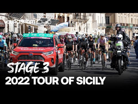Pure joy and new leader! | 2022 Tour of Sicily - Stage 3 Highlights | Eurosport