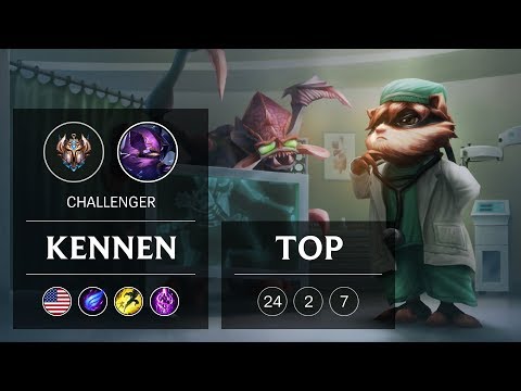 Kennen Top vs Yasuo - NA Challenger Patch 9.1