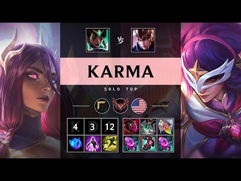 Karma Top vs Quinn - NA Grandmaster Patch 25.14