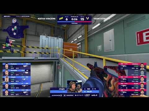 zywOo 1 v 4 vs NaVi !! insane win on NUKE !!