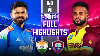 India vs West Indies | Full Match Highlights | 2nd T20I | INW26 | tapmad