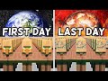 I Made 100 Villagers Simulate Survival On The Moon In Minecraft