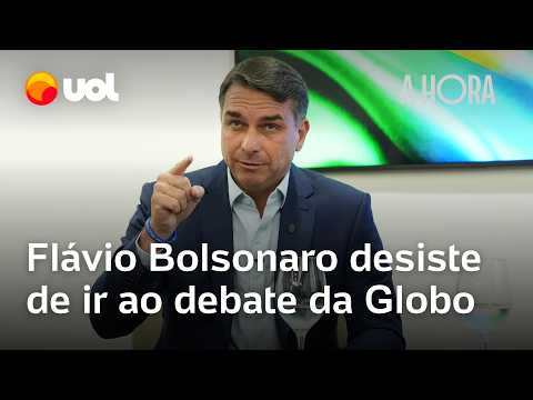 Flávio Bolsonaro desiste de debate da Globo e fala em ‘censura’ do TSE