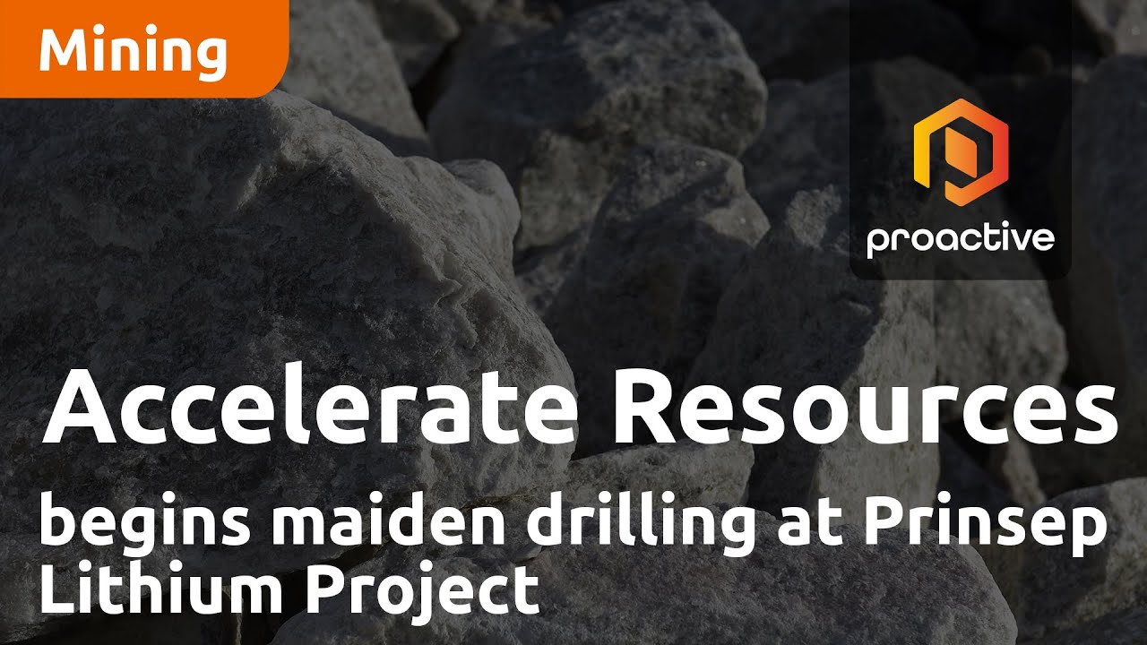 Accelerate Resources begins maiden drilling at Prinsep Lithium Project