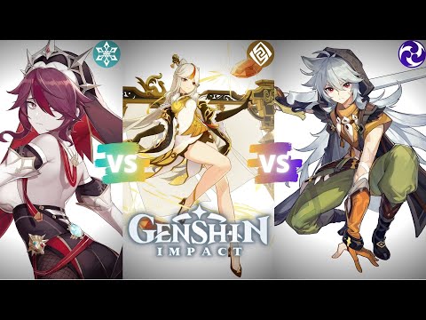 Genshin Impact - 4* Main DPS Comparison, Rosaria vs Ningguang vs Razor