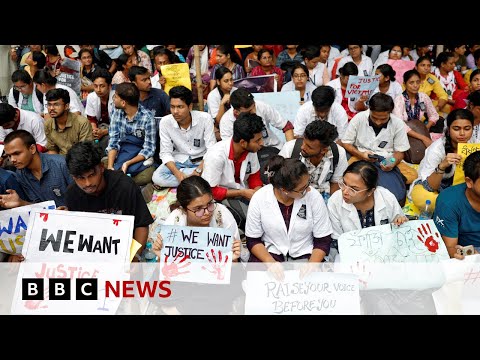 【BBC News】印度實習醫生被殺事件引發三十萬名醫生罷工 (Indian doctors strike over murder of trainee medic | BBC News)