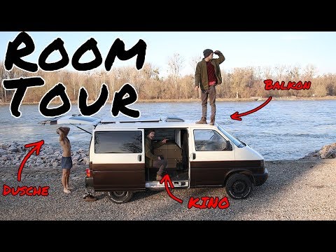 ROOMTOUR VW Bus: Dieser Bus hat mehr Funktionen als dein Haus. | Selbstausbau Wohnmobil T4 Campervan