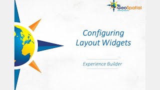 Configuring Layout Widgets in Experience Builder