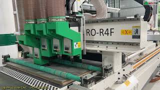 CNC NESTING 4 ĐẦU PRO-R4F, NẠP PHÔI TỰ ĐỘNG 1 CÔNG NHÂN ĐỨNG MÁY