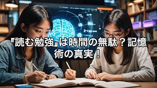 最短で脳に刻む勉強法。教科書を読むのは今すぐやめろ！最速暗記を可能にする「思い出す」科学。