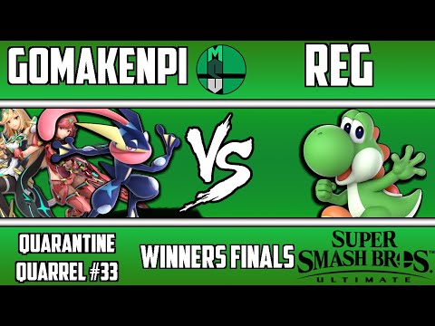 Quarantine Quarrel #33, Winners Finals: Gomakenpi(Greninja/Pyra & Mythra) vs Reg(Yoshi)