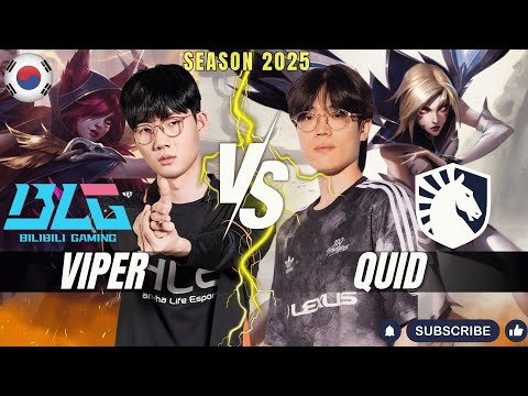 BLG Viper vs TL Quid - Viper XAYAH vs Quid KAI'SA ADC - Patch 25.24 KR Ranked | lolrec