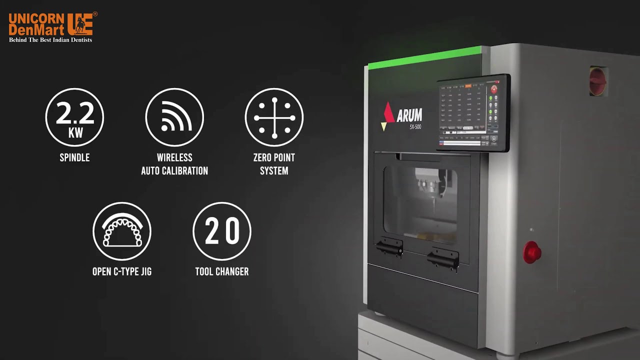 Introducing Arum 5x-500: The Pinnacle of Dental Milling Machine