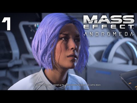 Let's Play Mass Effect: Andromeda (blind) | Meet Sara Ryder (Part 1)
