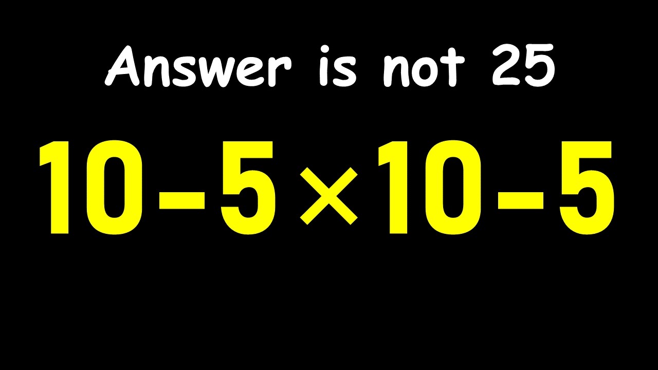 Only 1% Can Solve This Math Problem!
